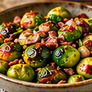Christmas Menu 8 Sautéed Brussels Sprouts &Amp; Pancetta Shards - (Serves 4-6)