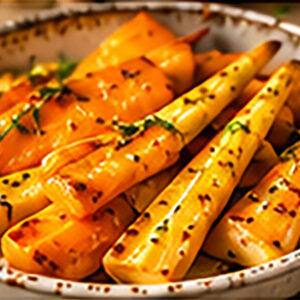Christmas Menu 7 Honey &Amp; Thyme Glazed Root Vegetables