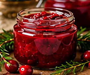 Christmas Menu 5 Artisan Cranberry Sauce
