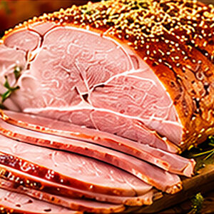 Christmas Menu 3 Pre-Sliced Honey &Amp; Mustard Glazed Galway Ham (Per/Kg)